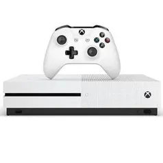 [R$ 824,19 com AME] Console Microsoft Xbox One S 1tb Ultra HD 4k ¿ Branco - R$1.399