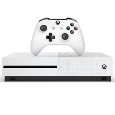 [R$ 824,19 com AME] Console Microsoft Xbox One S 1tb Ultra HD 4k ¿ Branco - R$1.399