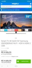 Smart TV 4K QLED 55” Samsung QN55Q80RAG