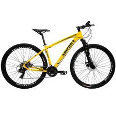 Bicicleta Aro 29 Cairu Arizona 21 Marchas Freio a Disco em Alumínio - Verde/Preto R$1300