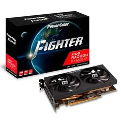 Placa de Vídeo Power Color Fighter AMD Radeon RX 6600 XT, 8GB GDDR6, Ray Tracing