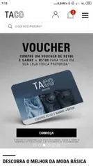 Voucher de R$100 com bônus de R$100