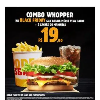 Black friday no Burger King