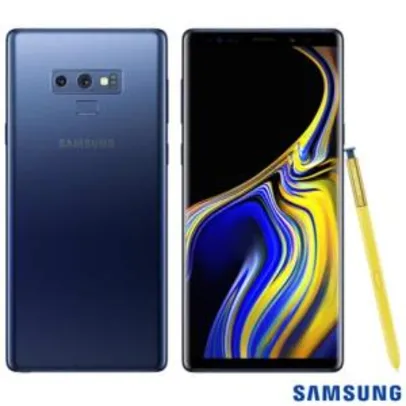 Samsung Galaxy Note 9 Azul, com Tela de 6,4”, 4G, 128 GB e Câmera de 12+12 MP - SM-N9600 - SGSMN9600AZL_PRD - R$3,599