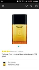 [APP ZATTINI] Perfume Pour Homme Masculino Azzaro EDT 30ml - Incolor