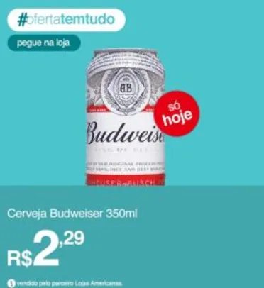 Cerveja Budwise 350 ml (R$ 2,29)