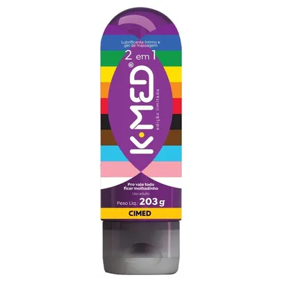 [R$17 CADA] 2x Lubrificante K-MED 2 em 1 gel  203g LGBTQIA+