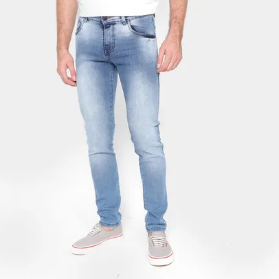 Calça Jeans Grifle Estonada Masculina