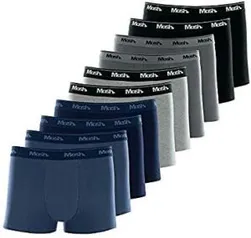 [PRIME] Kit de 10 Cuecas Boxer, Mash, Masculino