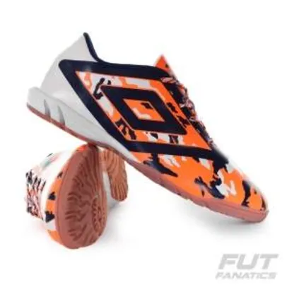 [FUTFANATICS] Chuteira Umbro Geo Flare II League Futsal Laranja - por R$69