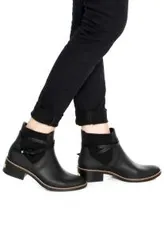 Bota Chelsea Colcci Tiras Preto