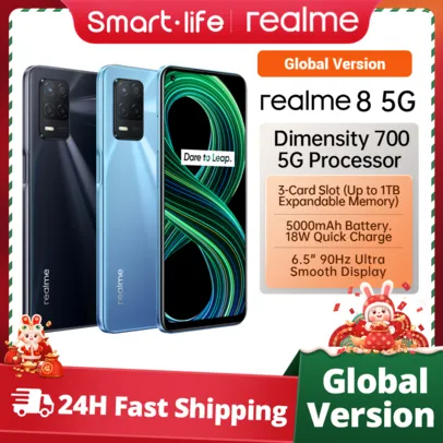 Realme 8 5g Smartphone Dimensity 700 48mp 90hz 6GB 128GB