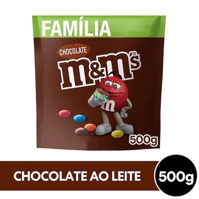 Chocolate M&M`S Ao Leite Para A Família 500g