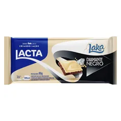 Barra de Chocolate Lacta Diamante Negro Laka 90g (mín. 6)