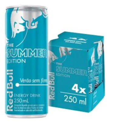 Leve 5 unidades Energético Verão sem Fim, Red Bull Energy Drink R$ 105