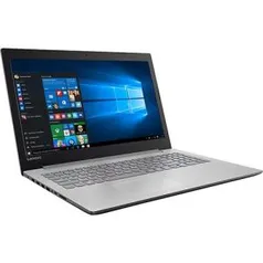 [Cartão Shoptime] Notebook Lenovo Ideapad 320 Intel Core i5-7200u 8GB (GeForce 940MX com 2GB) 1TB 15,6" Windows 10 - Prata R$1900