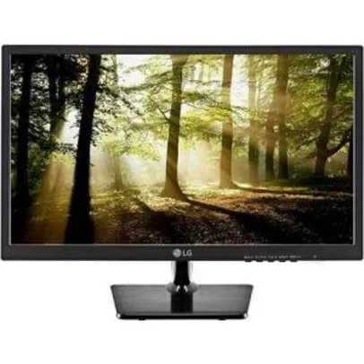 Monitor LED HD 19,5" LG 20M37AA-B.AWZ - R$ 300