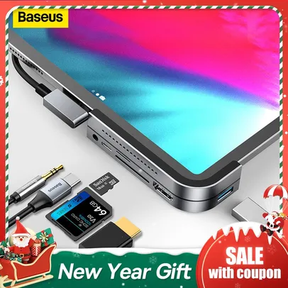 Hub HDMI USB C 3.0 para Ipad/Macbook 6 in 1 | BASEUS