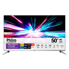 Smart TV Philco 50 Polegadas 4K UHD LED Roku TV Preto - PTV50G7PR2CSB