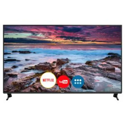Smart TV LED 65" Panasonic TC-65FX600B Ultra HD 4K 3 HDMI 3 USB Preta com Conversor Digital Integrado - R$3509