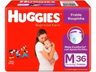 (APP) Huggies fralda roupinhas M | R$19