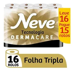 Papel Higiênico Neve Supreme Folha Tripla 16 Rolos