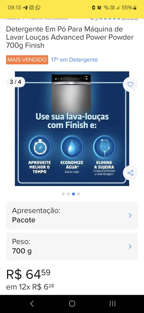 Imagen na descrição da promoção