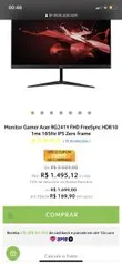 Monitor Gamer Acer RG241Y FHD FreeSync HDR10 - R$1295