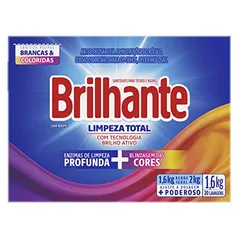 [PRIME] Sabão em Pó Brilhante Limpeza Total Combate 1.6kg (mín. 10) | R$9