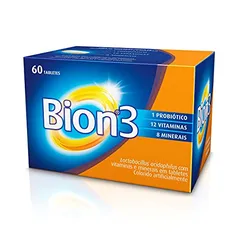 Tabletes Multivitamínico com Probiótico Bion3-60 Unidades