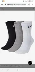 Meia Nike Everyday Cushion Crew (3 pares) Nike | R$39