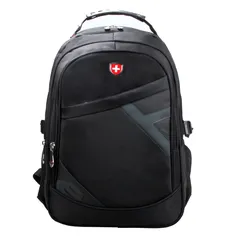 Mochila para Notebook Monte Carlo 3 Compartimentos Swiss Move - Preto