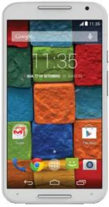 [Saraiva] Smartphone Motorola Moto X 2ª Geração Bambu Tela 5.2" Android 4.4 Câmera 13Mp 32Gb - R$999
