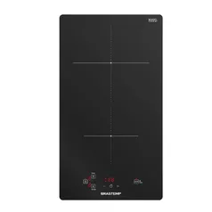 Cooktop 2 bocas de indução Brastemp com Funções Especiais - BDJ31AE