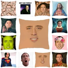 Almofada para fãs de Nicolas Cage