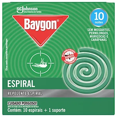 [Recorrência] [+Por- R$5 ] Baygon Inseticida Espiral com 10 unidades