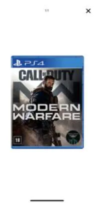 [CC Americanas + AME R$ 144,00] Game - Call Of Duty: Modern Warfare - PS4