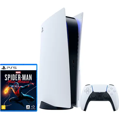 PS5 + jogo + M.F | R$ 4719 PLAY R$4506