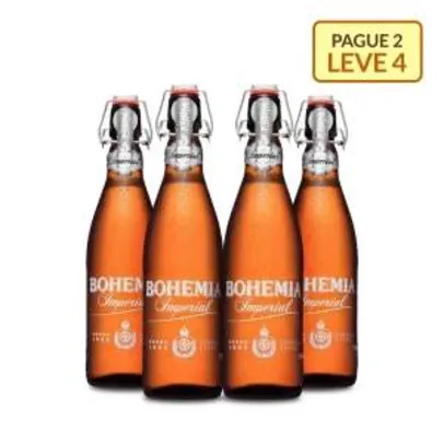 [Empório da Cerveja] Kit Bohemia Imperial 550ML - Na Compra de 2, Leve 4 - por R$27