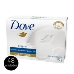 [2,49] Kit com 48 Sabonetes Dove Original 90g - Incolor