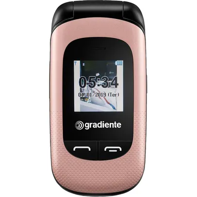 Celular Gradiente Flip Neo S GFP105 Dual Chip 2G Rosa