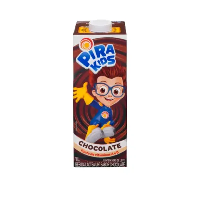 Bebida Láctea Piracanjuba Pirakids Chocolate 1L | Leve 4 pague 1 | R$1,14