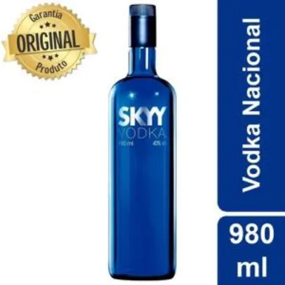 Vodka Nacional Garrafa 980ml - Skyy | R$27