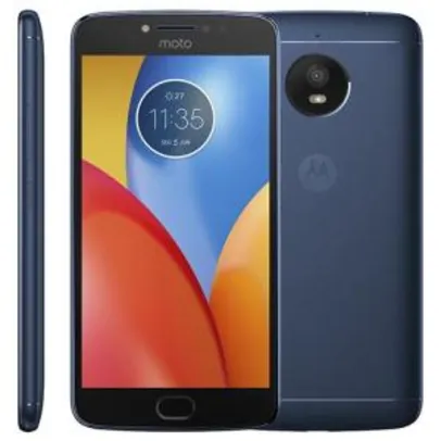 Smartphone Motorola Moto E4 Plus Azul Safira 16GB, Tela 5.5'', Dual Chip, Android 7.0, Bateria 5.000 mAh, Câmera 13MP, Processador Quad-Core e 2GB RAM - R$615