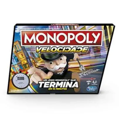 [Prime] Jogo Monopoly Velocidade - E7033 - Hasbro | R$ 79