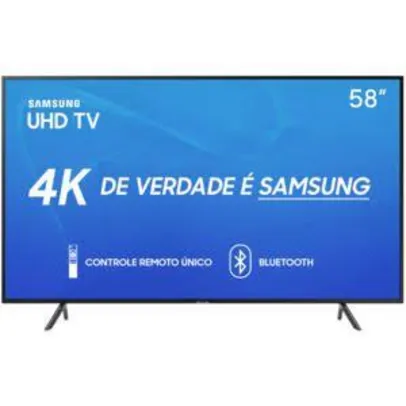 Smart TV LED 58" Samsung 58RU7100 | R$2.899