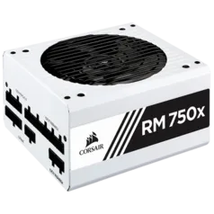 Fonte Corsair Rm750x 750W 80 Plus Gold, Pfc Ativo, Full Modular, White, Cp-9020187-ww