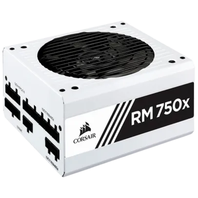 Fonte Corsair Rm750x 750W 80 Plus Gold, Pfc Ativo, Full Modular, White, Cp-9020187-ww