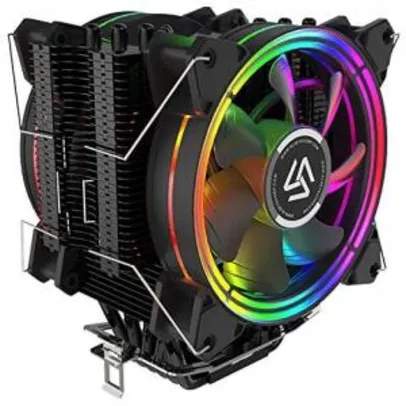 Cooler para Processador Alseye H120D V2.0, 6 heat pipes, 120mm, RGB, Intel-AMD - R$190