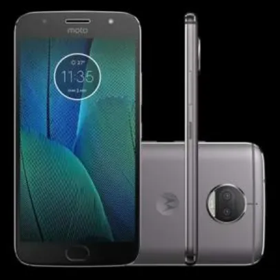 Smartphone Motorola Moto G5S Plus XT1802 Platinum - Dual Chip 5.5 polegadas TV Digital Câmera Dupla 13MP Leitor de Digital R$899,00